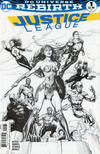 Cover Thumbnail for Justice League (2016 series) #1 [Fried Pie Gary Frank Black and White Cover]