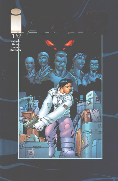 Cover for Area 52 (Image, 2001 series) #1 [Dynamic Forces Red Foil]