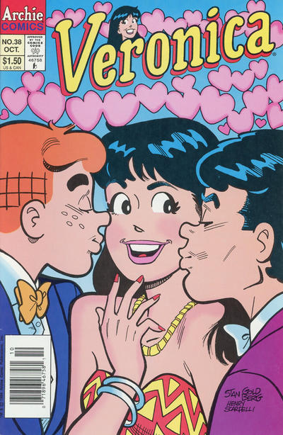Cover for Veronica (Archie, 1989 series) #38 [Newsstand]