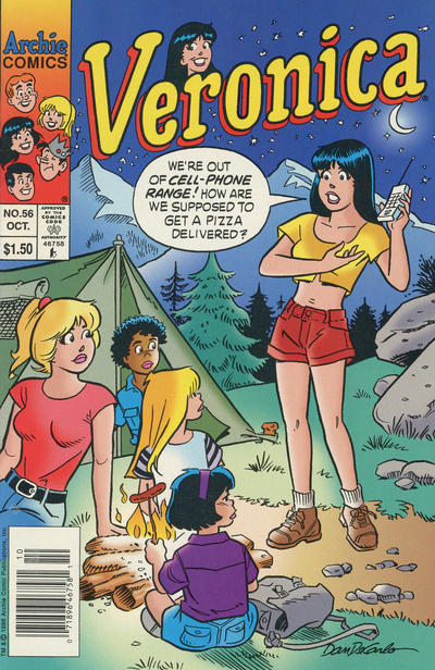 Cover for Veronica (Archie, 1989 series) #56 [Newsstand]