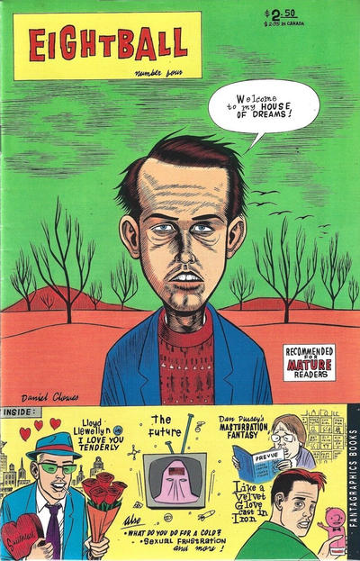 Cover for Eightball (Fantagraphics, 1989 series) #4 [Second Printing]