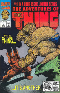 Cover Thumbnail for The Adventures of the Thing (Marvel, 1992 series) #1 [Direct]