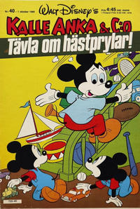 Cover Thumbnail for Kalle Anka & C:o (Hemmets Journal, 1957 series) #40/1980
