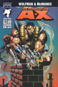 Cover Thumbnail for The Man Called A-X (Malibu, 1994 series) #1 [Cover 1B]