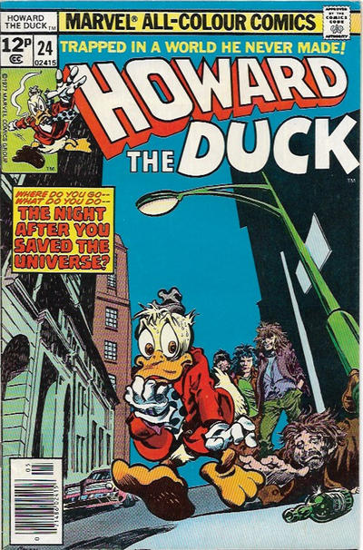 Cover for Howard the Duck (Marvel, 1976 series) #24 [British]