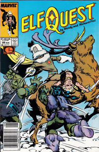 Cover for ElfQuest (Marvel, 1985 series) #25 [Newsstand]