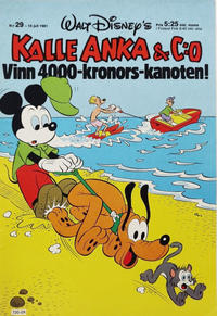 Cover Thumbnail for Kalle Anka & C:o (Hemmets Journal, 1957 series) #29/1981