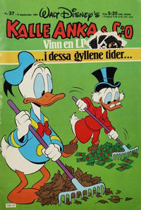Cover Thumbnail for Kalle Anka & C:o (Hemmets Journal, 1957 series) #37/1981