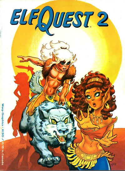 Cover for ElfQuest (WaRP Graphics, 1978 series) #2 [Fourth Printing]