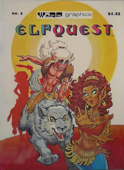Cover for ElfQuest (WaRP Graphics, 1978 series) #2 [Second Printing]