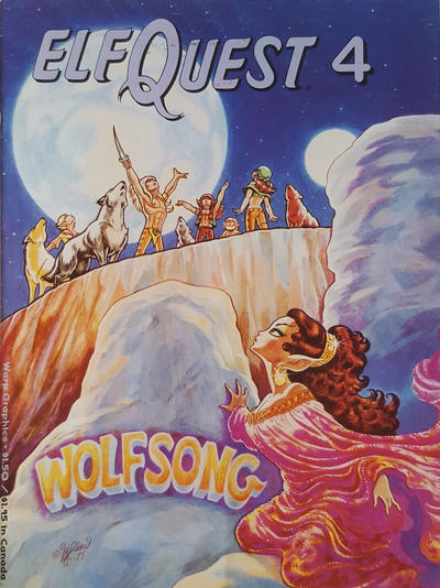 Cover for ElfQuest (WaRP Graphics, 1978 series) #4 [Fourth Printing]