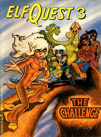 Cover for ElfQuest (WaRP Graphics, 1978 series) #3 [Fourth Printing]