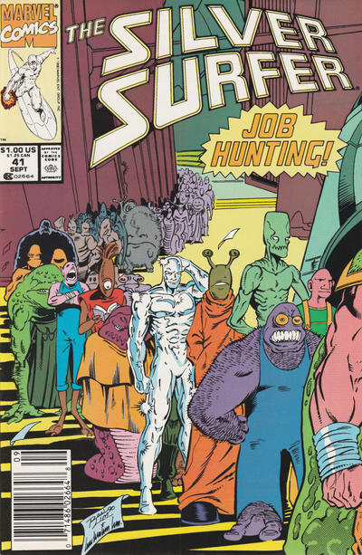 Cover for Silver Surfer (Marvel, 1987 series) #41 [Mark Jewelers]