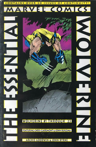 Cover for Essential Wolverine (Marvel, 1996 series) #1 [Third Printing]