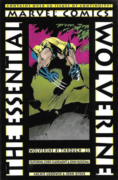 Cover for Essential Wolverine (Marvel, 1996 series) #1 [Second Printing]