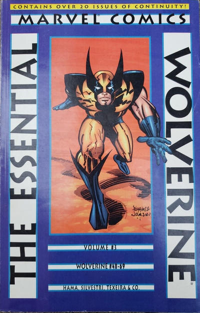 Cover for Essential Wolverine (Marvel, 1996 series) #3 [Second Printing]