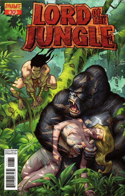 Cover for Lord of the Jungle (Dynamite Entertainment, 2012 series) #10 [Cover C Lui Antonio Tattered and Torn Risque Incentive]