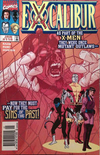 Cover Thumbnail for Excalibur (Marvel, 1988 series) #116 [Newsstand]