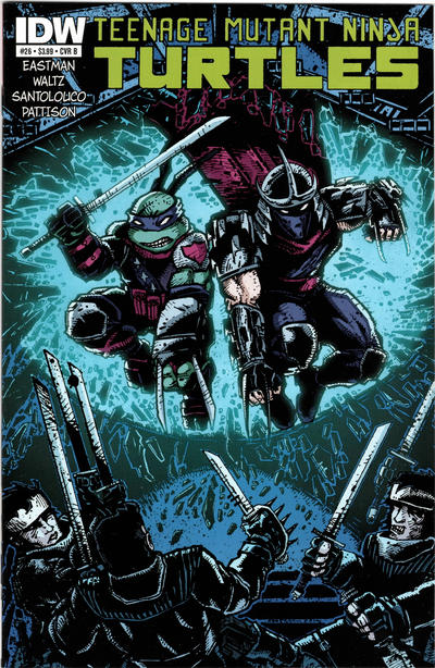 Cover for Teenage Mutant Ninja Turtles (IDW, 2011 series) #26 [Cover B - Kevin Eastman Variant]