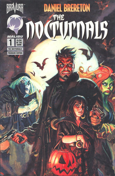 Cover for The Nocturnals (Malibu, 1995 series) #1 [Glow-In-The-Dark Premium Edition]