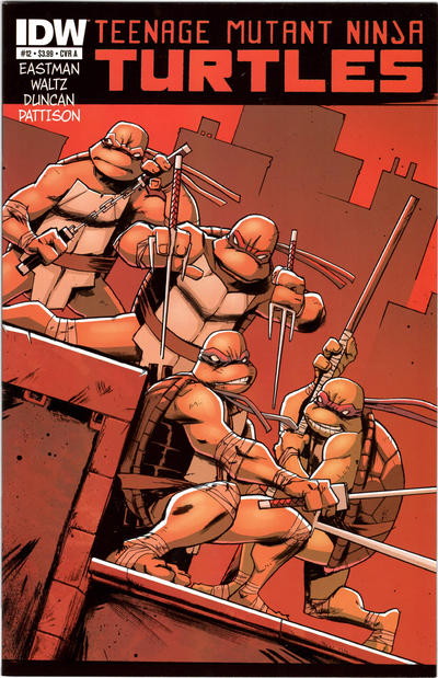 Cover for Teenage Mutant Ninja Turtles (IDW, 2011 series) #12 [Cover A - Dan Duncan]