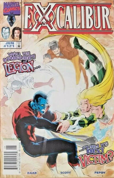 Cover for Excalibur (Marvel, 1988 series) #121 [Newsstand]