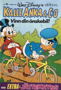 Cover Thumbnail for Kalle Anka & C:o (Hemmets Journal, 1957 series) #40/1984