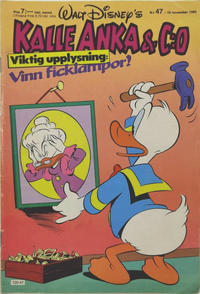 Cover Thumbnail for Kalle Anka & C:o (Hemmets Journal, 1957 series) #47/1985
