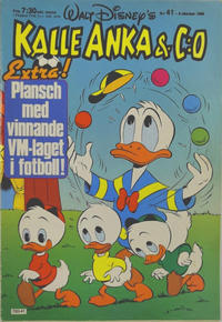 Cover Thumbnail for Kalle Anka & C:o (Hemmets Journal, 1957 series) #41/1986