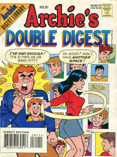 Cover for Archie's Double Digest Magazine (Archie, 1984 series) #81 [Direct Edition]