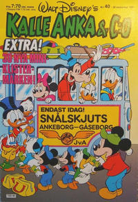 Cover Thumbnail for Kalle Anka & C:o (Hemmets Journal, 1957 series) #40/1987