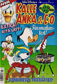 Cover Thumbnail for Kalle Anka & C:o (Serieförlaget [1980-talet]; Hemmets Journal, 1992 series) #36/1992