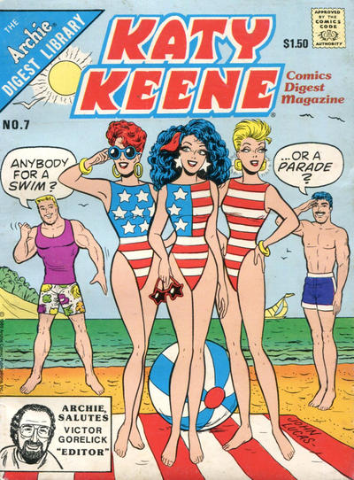 Cover for Katy Keene Comics Digest Magazine (Archie, 1987 series) #7 [Direct]