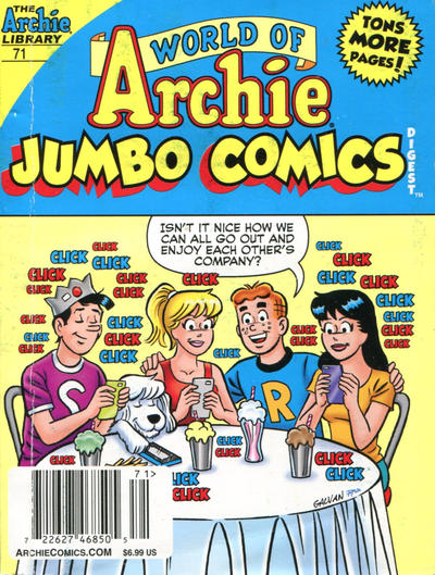 Cover for World of Archie Double Digest (Archie, 2010 series) #71 [Newsstand]