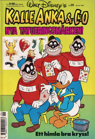 Cover for Kalle Anka & C:o (Hemmets Journal, 1957 series) #26/1990
