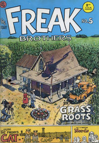 Cover for The Fabulous Furry Freak Brothers (Rip Off Press, 1971 series) #5 [2.00 USD 6th Printing]