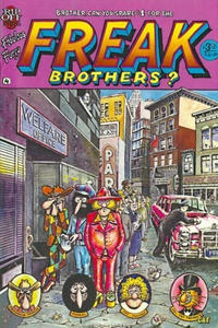 Cover for The Fabulous Furry Freak Brothers (Rip Off Press, 1971 series) #4 [3.25 USD 9th Printing]