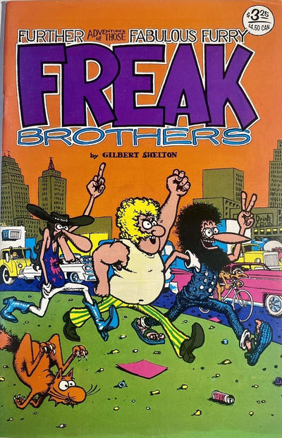 Cover for The Fabulous Furry Freak Brothers (Rip Off Press, 1971 series) #2 [3.25 USD 17th Printing]