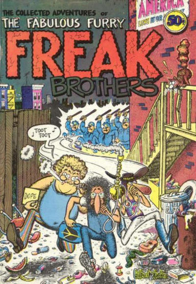 Cover for The Fabulous Furry Freak Brothers (Rip Off Press, 1971 series) #1 [Third Printing]