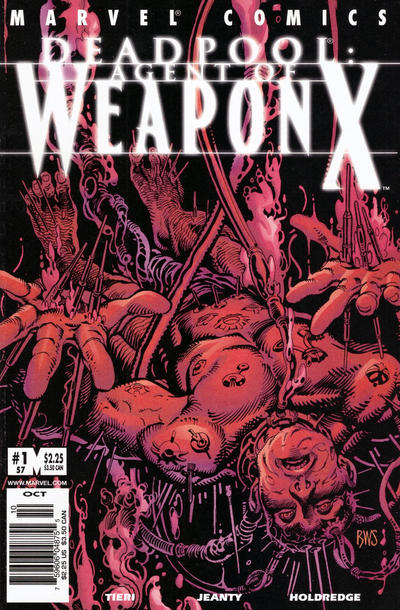 Cover for Deadpool (Marvel, 1997 series) #57 [Newsstand]