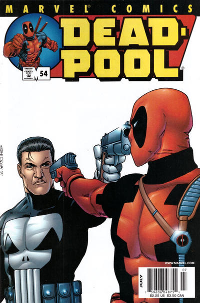 Cover for Deadpool (Marvel, 1997 series) #54 [Newsstand]