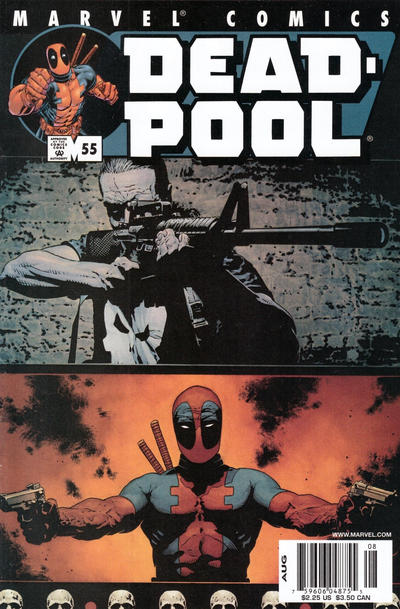 Cover for Deadpool (Marvel, 1997 series) #55 [Newsstand]