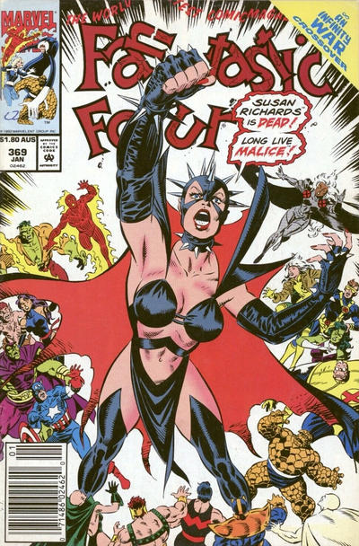Cover for Fantastic Four (Marvel, 1961 series) #369 [Australian]