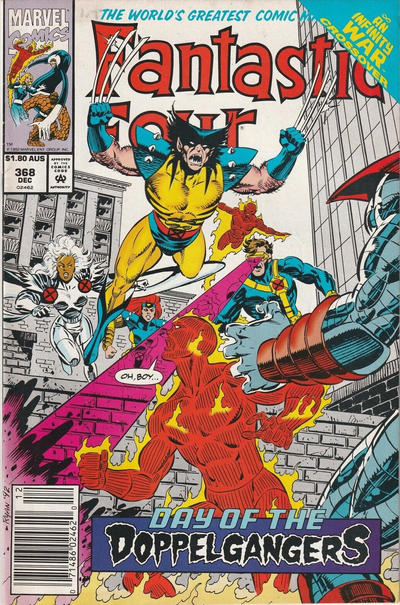 Cover for Fantastic Four (Marvel, 1961 series) #368 [Australian]