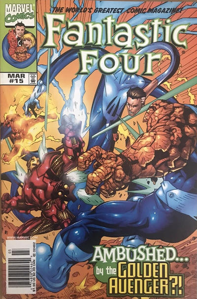 Cover for Fantastic Four (Marvel, 1998 series) #15 [Newsstand]