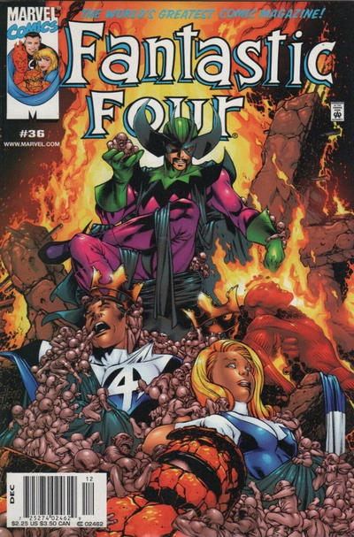 Cover for Fantastic Four (Marvel, 1998 series) #36 [Newsstand]