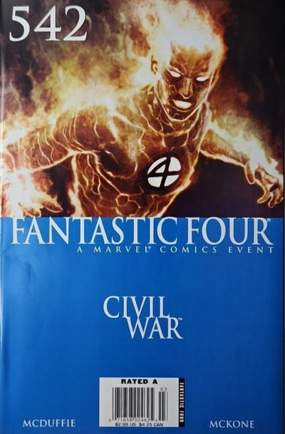 Cover for Fantastic Four (Marvel, 1998 series) #542 [Newsstand]