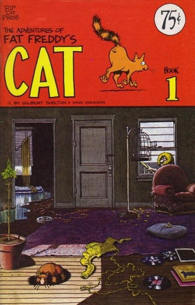 Cover for Fat Freddy's Cat (Rip Off Press, 1977 series) #1 [Fourth Printing]