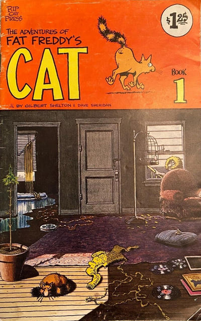 Cover for Fat Freddy's Cat (Rip Off Press, 1977 series) #1 [1.25 USD Sixth Printing]
