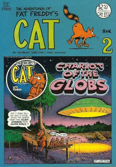 Cover for Fat Freddy's Cat (Rip Off Press, 1977 series) #2 [Revised] [2.50 USD Eighth  Printing]